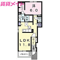 三重県津市桜橋1丁目（賃貸アパート1LDK・1階・45.33㎡） その2