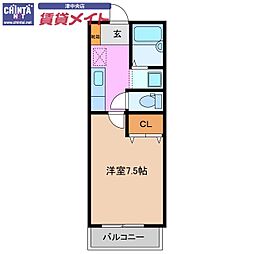 サクシード栗真 2階/-