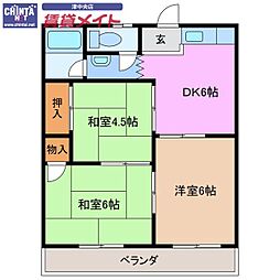 🉐敷金礼金0円！🉐津高東ハイツ