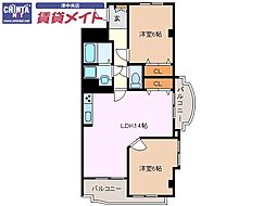 ウィングロワレ 2階/-