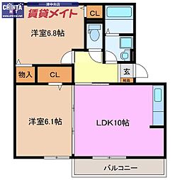グリュックIII　B棟