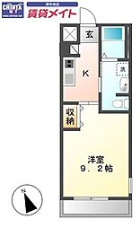 グレーシアII 1階