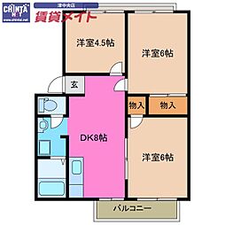 ハイツ奥山B棟 2階