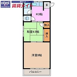 大石荘 2階/-