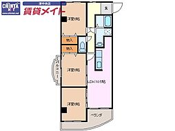 センチュリーヒルズ 3LDKの間取図画像