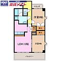 シャトーカワイ3階6.6万円