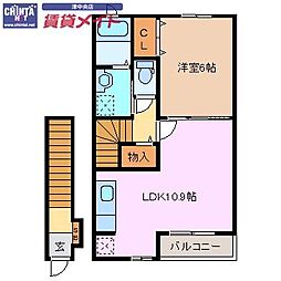 サンライズ コーポ 2階/-