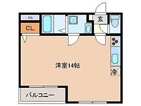 ラフィネ 105 ｜ 三重県鈴鹿市白子町（賃貸マンション1R・1階・33.25㎡） その2