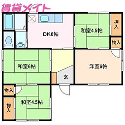 🉐敷金礼金0円！🉐東磯山戸建て