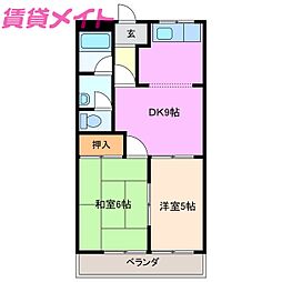 レジデンス道伯Ａ棟 1階