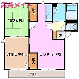 フィールドタウン B棟 1階