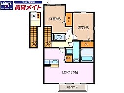 ジャルダン B 2階/-
