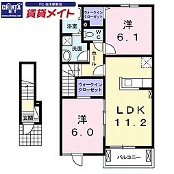 エスポワール・Ｗ 2階/-