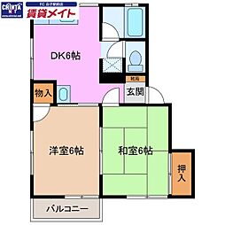 ハイツグランディールA棟 2階