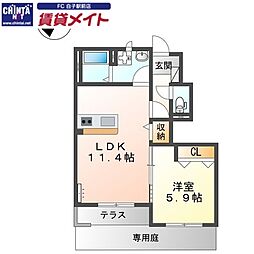 ベルシーナ鈴鹿A 1階