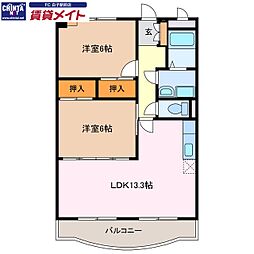 ベルテ白子 2階