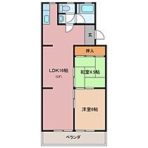 勢田パークマンションA棟 204 ｜ 三重県伊勢市勢田町（賃貸マンション2LDK・2階・56.20㎡） その2