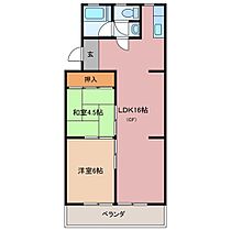 勢田パークマンションA棟 307 ｜ 三重県伊勢市勢田町（賃貸マンション2LDK・3階・56.20㎡） その2