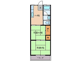 松田ハイツ 306 ｜ 三重県鳥羽市鳥羽２丁目（賃貸アパート2K・3階・32.00㎡） その2