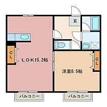 サニーヒル玉城 A103 ｜ 三重県度会郡玉城町中楽（賃貸アパート1LDK・1階・52.90㎡） その2