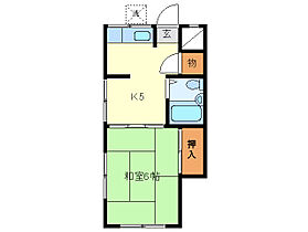 小田川ハイツ E ｜ 三重県伊勢市岡本２丁目（賃貸アパート1K・1階・25.92㎡） その2