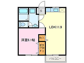 アーバンパレスＡ棟 101 ｜ 三重県伊勢市小俣町本町（賃貸アパート1LDK・1階・43.09㎡） その2