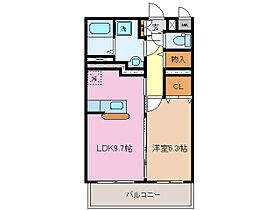 コンフォール船江 201 ｜ 三重県伊勢市船江３丁目（賃貸マンション1LDK・2階・41.60㎡） その2