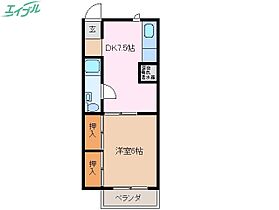 ミタックスマンション  ｜ 三重県伊勢市吹上2丁目（賃貸マンション1DK・2階・29.81㎡） その2