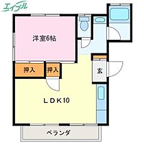 フレンドリィハギハラ  ｜ 三重県伊勢市船江3丁目（賃貸マンション1LDK・2階・36.45㎡） その2