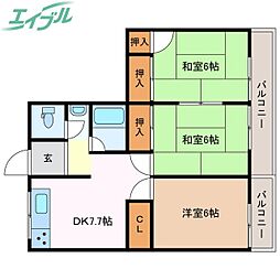 🉐敷金礼金0円！🉐丸二マンションサンシャイン3