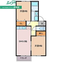 Jumelles AT A棟 1階