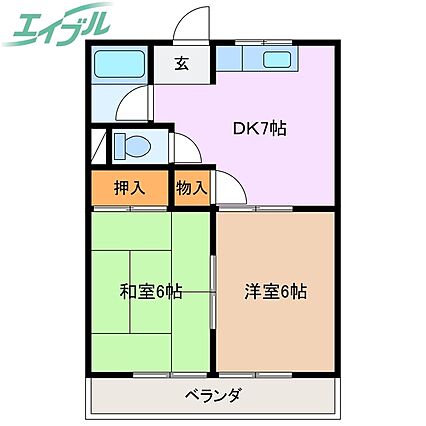 白石山ハイツ_間取り_0