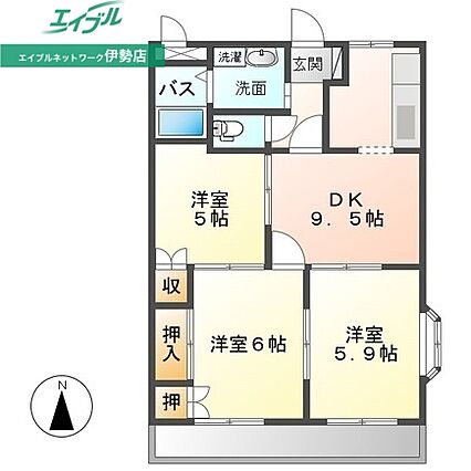 コンフォールハイランドPart1_間取り_0