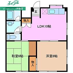 倉田山ハイツ 1階