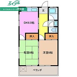 大海ハイツ 2階