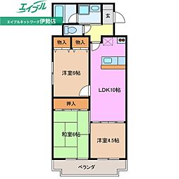 間取図画像 3LDK