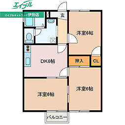 ウッディーベルB棟 1階