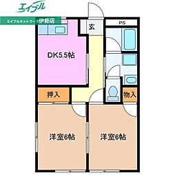 コーポハイアット 1階/-