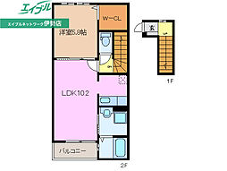 ラ・プラージュ 2階