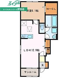 ウエスト D 1階