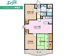 ヴェルエスパセ 3LDKの間取図画像