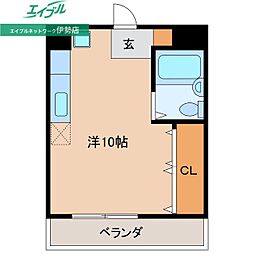 OZBLDMIYAMACHI ワンルームの間取図画像