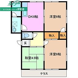 コーポ明野 1階/-