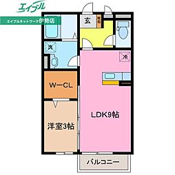 リビングタウンいせ J 2階/-