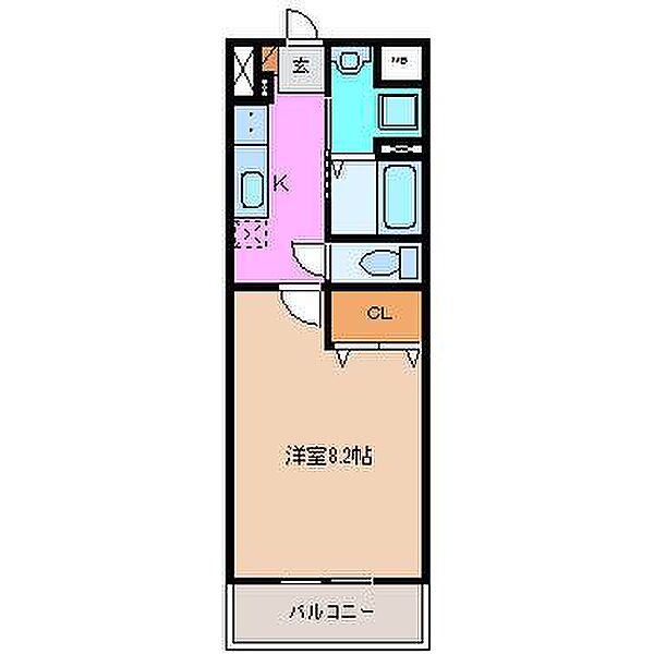 ブルースカイマンションX 102｜三重県津市高茶屋小森町(賃貸マンション1K・1階・27.24㎡)の写真 その2