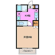 メゾンyou　A 103 ｜ 三重県津市戸木町（賃貸アパート1K・1階・23.10㎡） その2