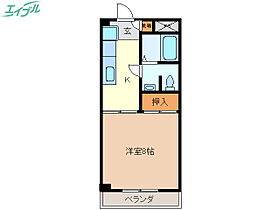 ヴィラ水合  ｜ 三重県津市高茶屋小森町（賃貸マンション1K・4階・26.82㎡） その2