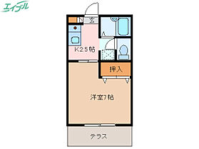 ダイヤプラザ  ｜ 三重県津市川方町（賃貸アパート1K・1階・24.24㎡） その2