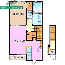 ソラーナB棟 2階/-