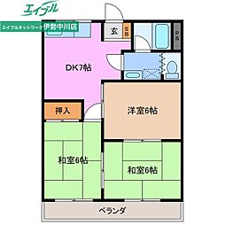 🉐敷金礼金0円！🉐川方マンションI